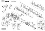 Bosch 0 603 245 042 PBH 16-2 Rotary Hammer 240 V / GB Spare Parts PBH16-2